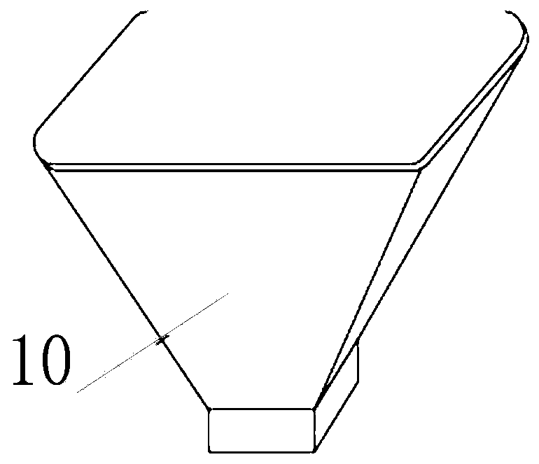 Coarse slime separation diaphragm jig and arrangement mode thereof