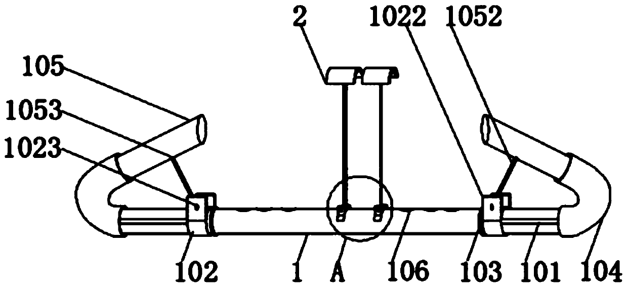 Portable clothes hanger and using method thereof