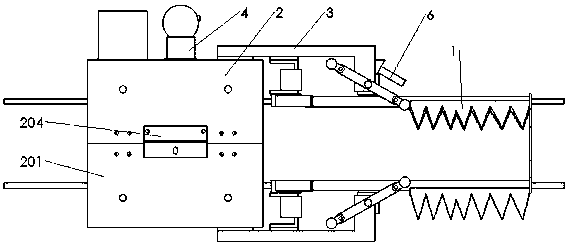 A split type transmission line deicer with the function of detecting and jumping