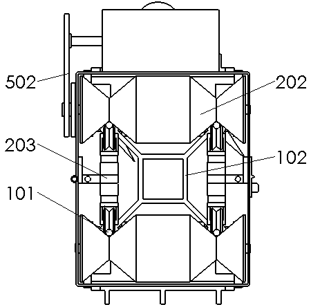 A split type transmission line deicer with the function of detecting and jumping