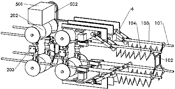 A split type transmission line deicer with the function of detecting and jumping