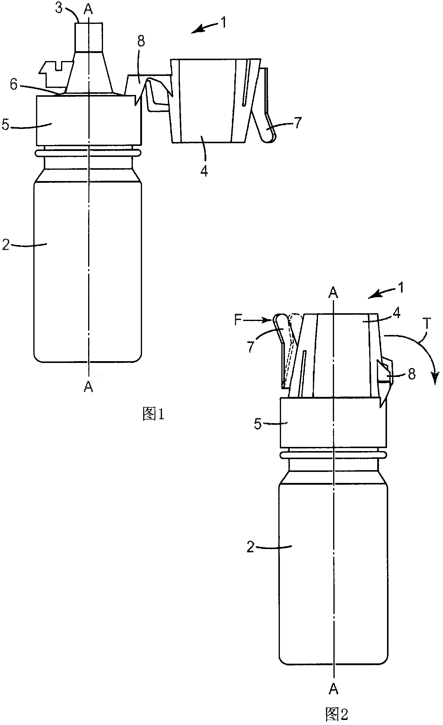Device for dispensing a flowable material