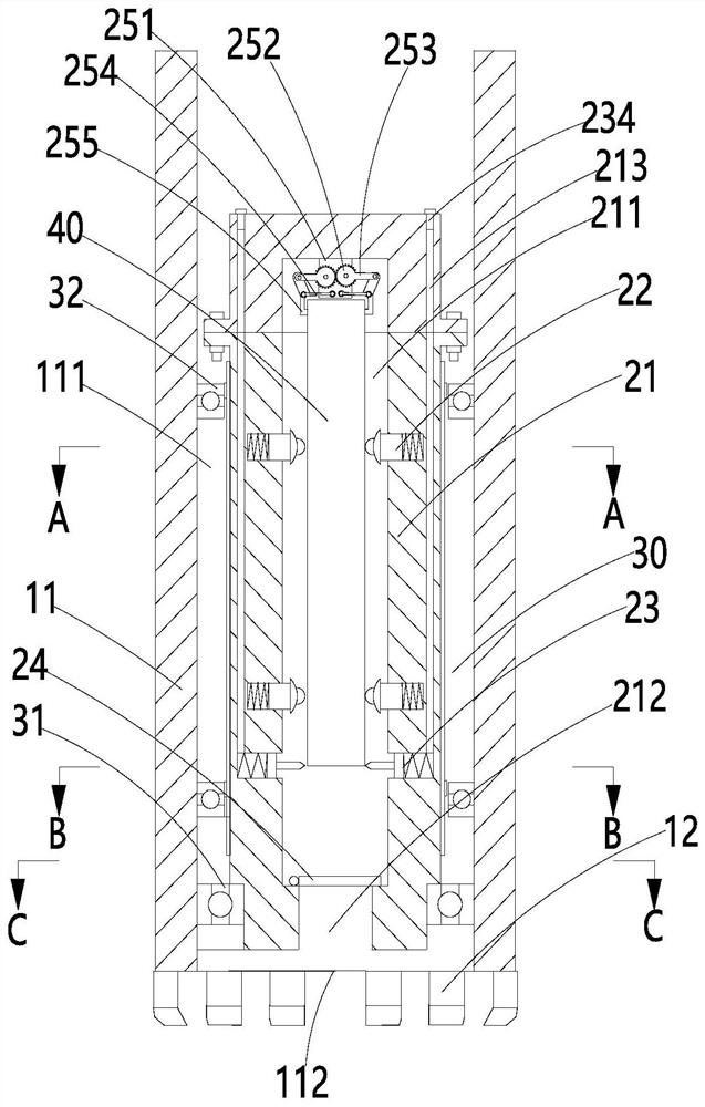 Pressure-maintaining coring device