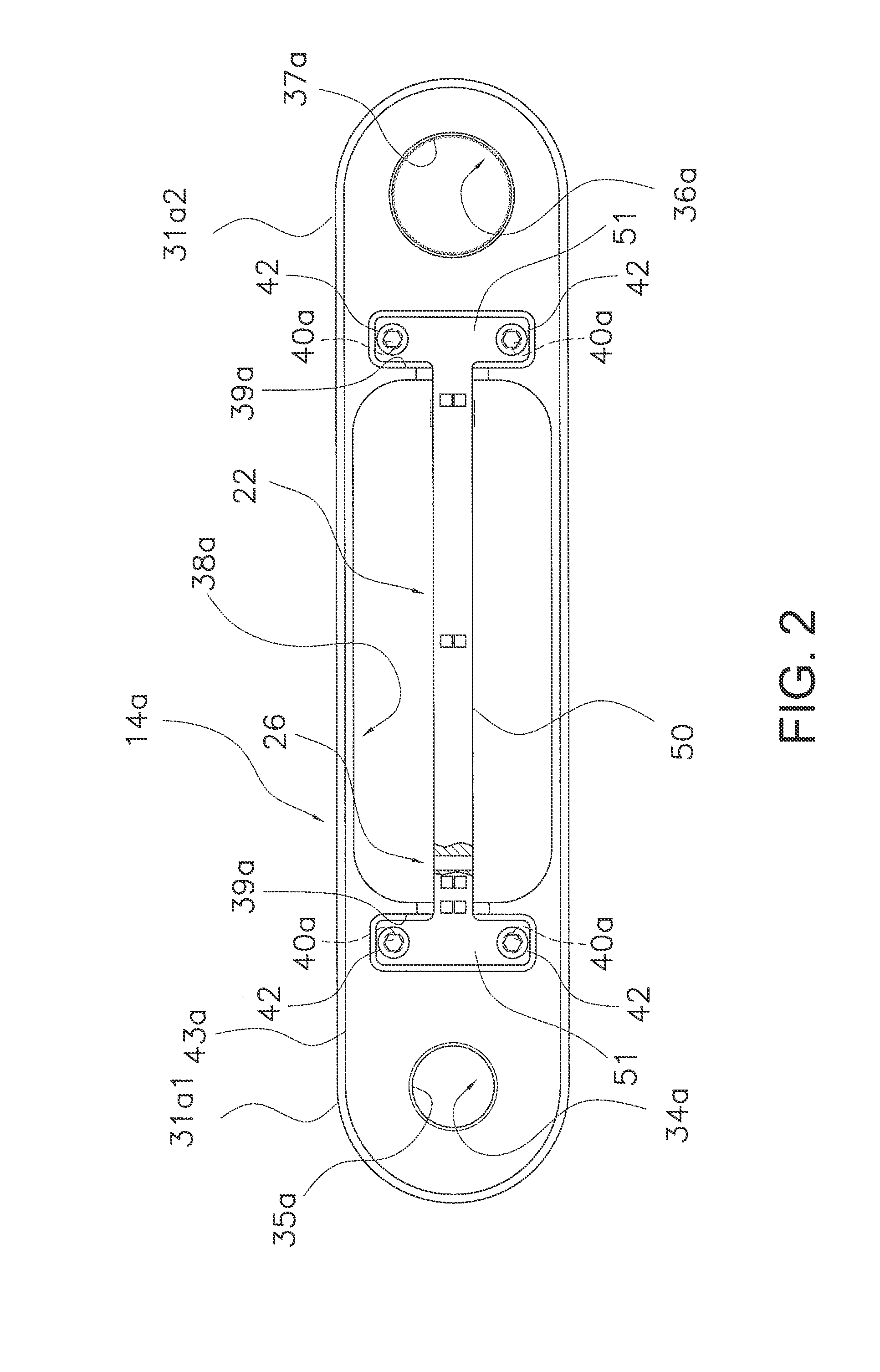 Pedaling force measurement device