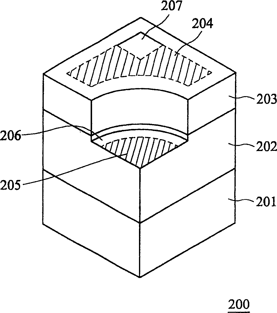 Light-emitting semiconductor device capable of being surface mounted and with composite packing structure