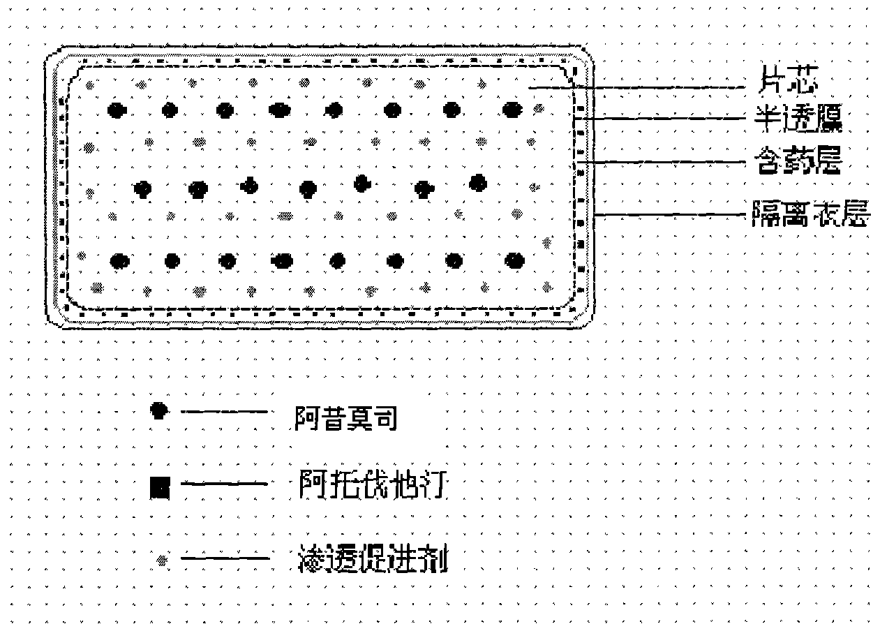 Osmotic pump controlled release preparation composition and preparation thereof