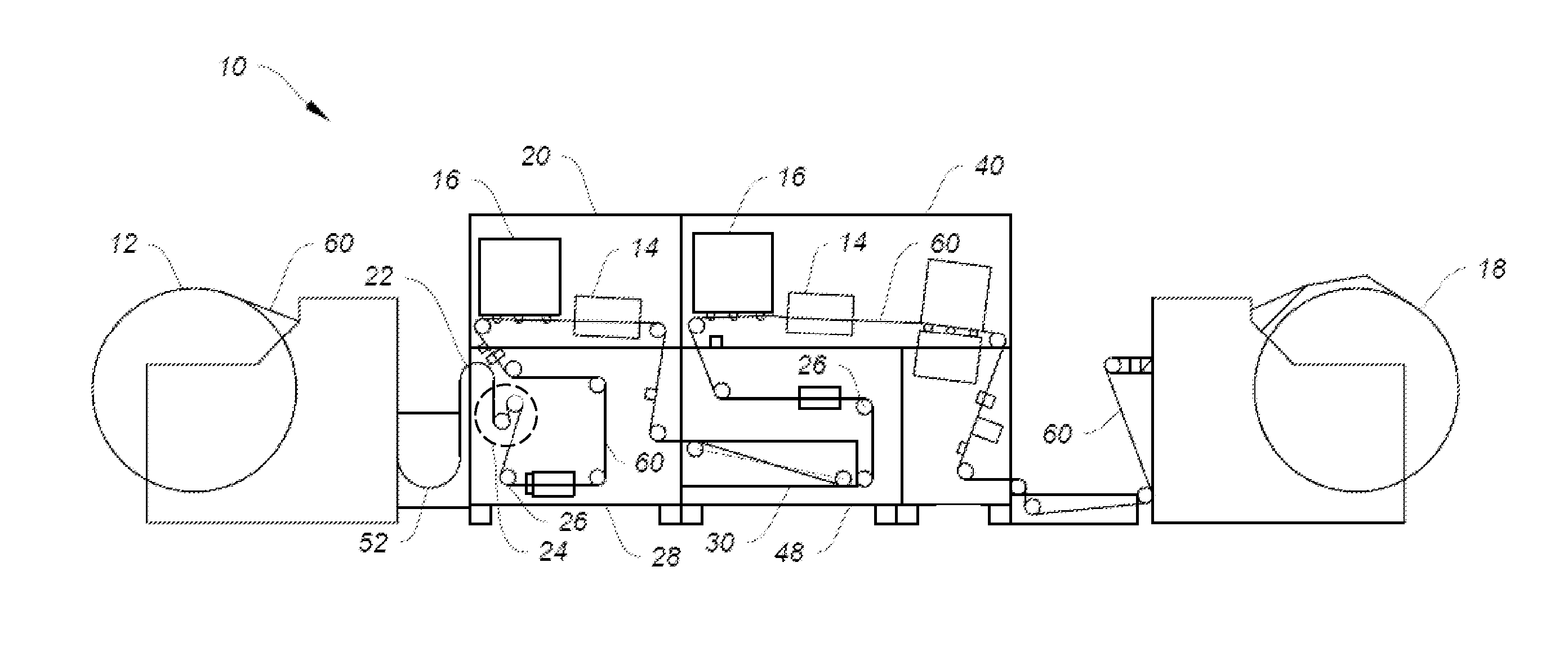 Method for automatically-adjusting web media tension