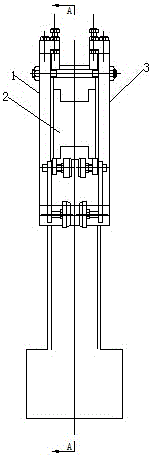 Rolling mechanism of tread winding machine