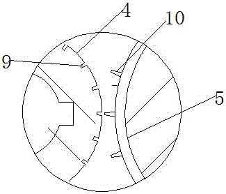 Rolling mechanism of tread winding machine