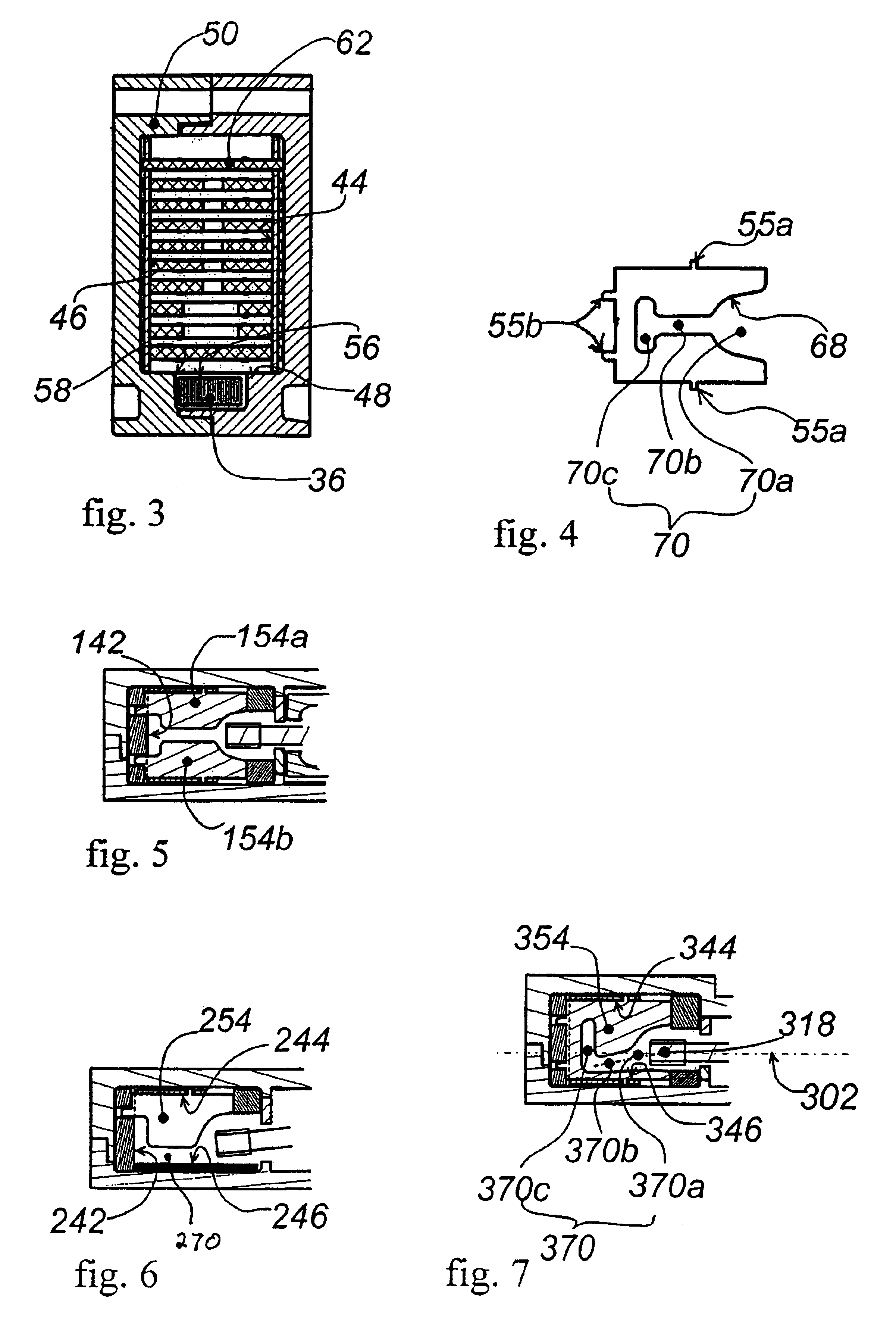 Electrical switchgear apparatus comprising an arc extinguishing chamber equipped with deionizing fins