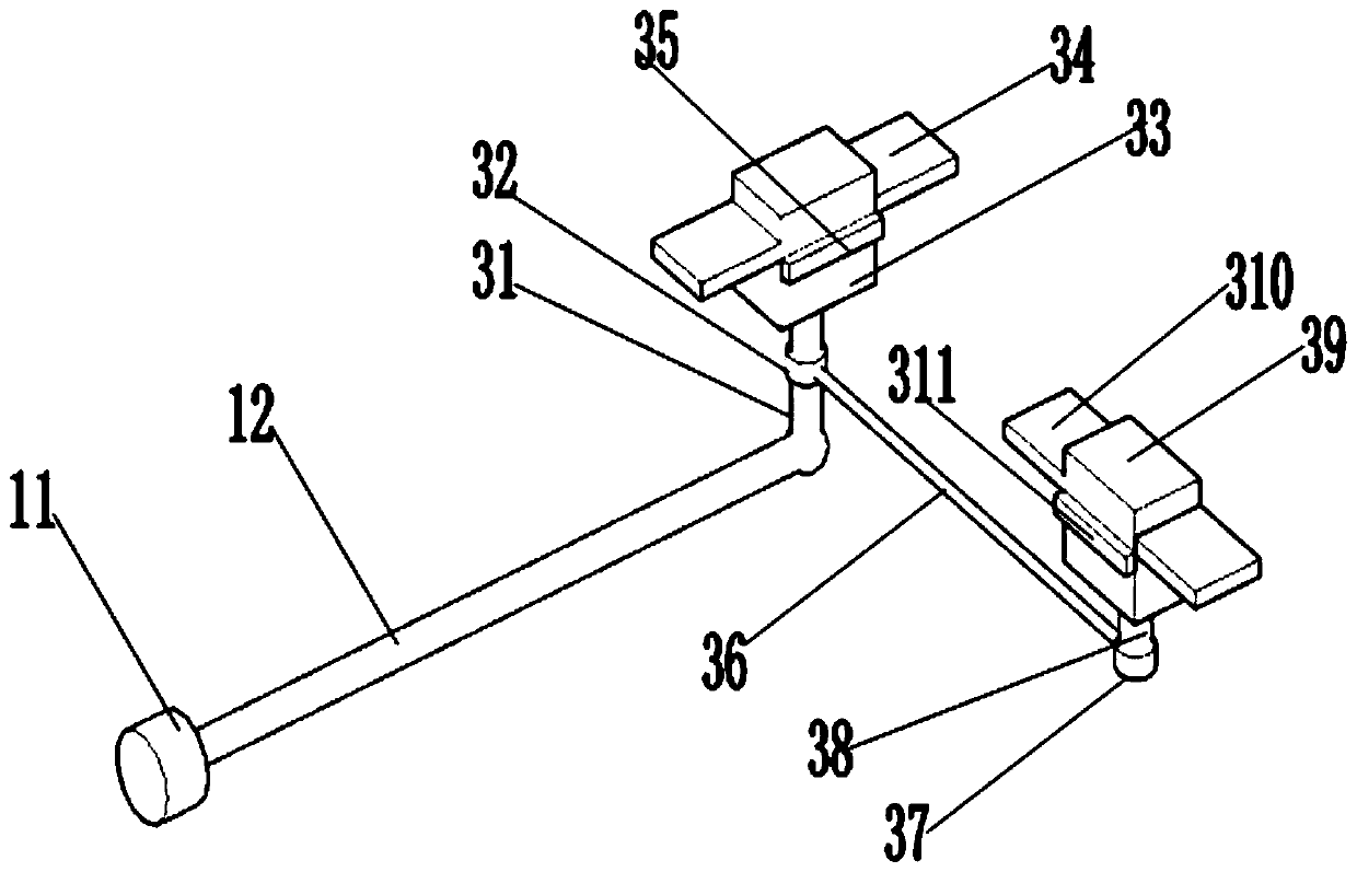 Cross-shaped blood collection tube feeding device and blood collection tube feeding method