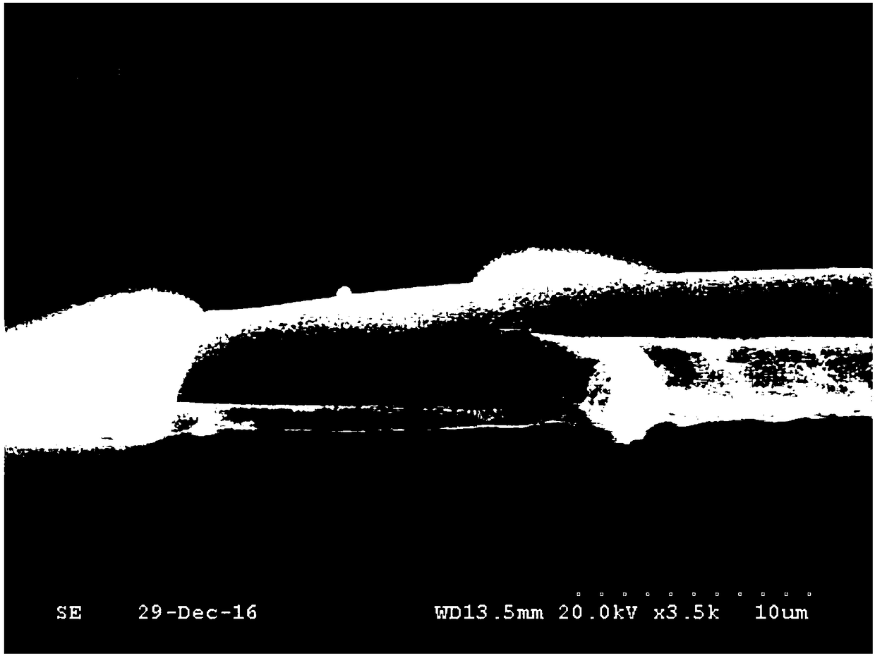 Manufacturing method of trench Schottky front silver surface metal structure