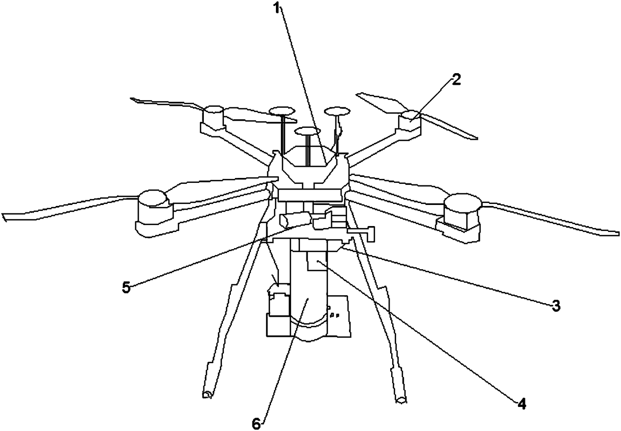 Multifunctional multi-rotor unmanned aerial vehicle