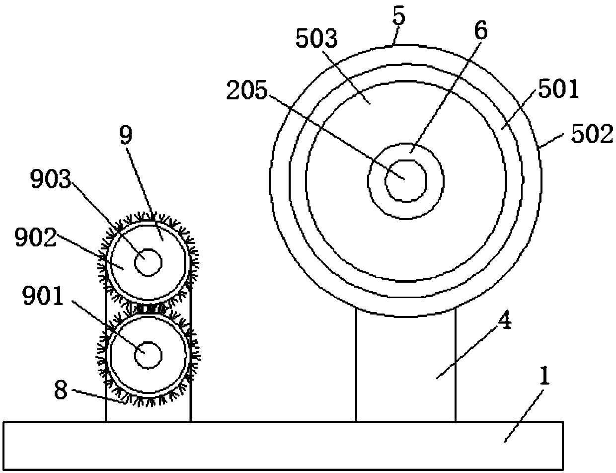 Optical fiber cable rolling device