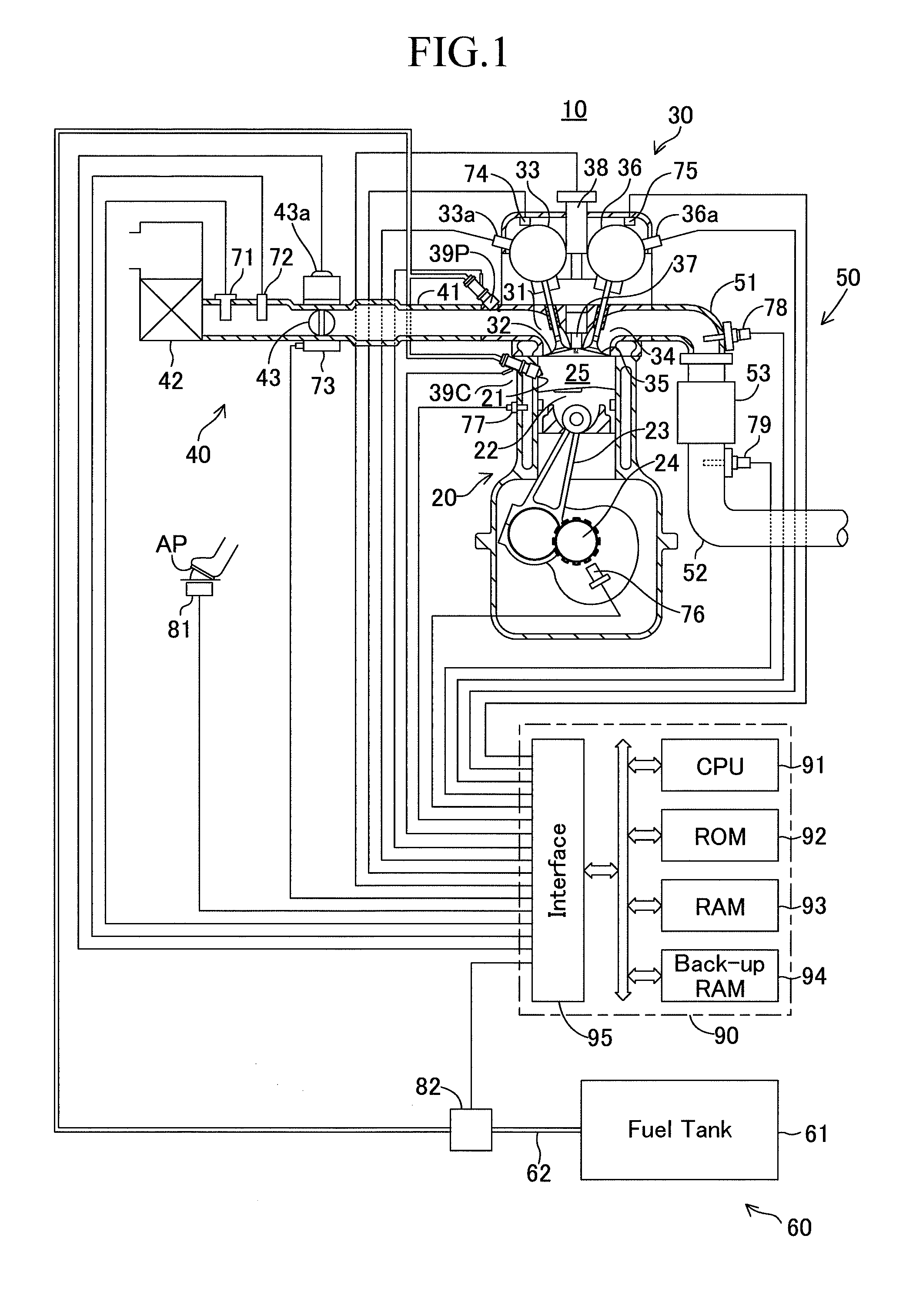 Control device of internal-combustion engine