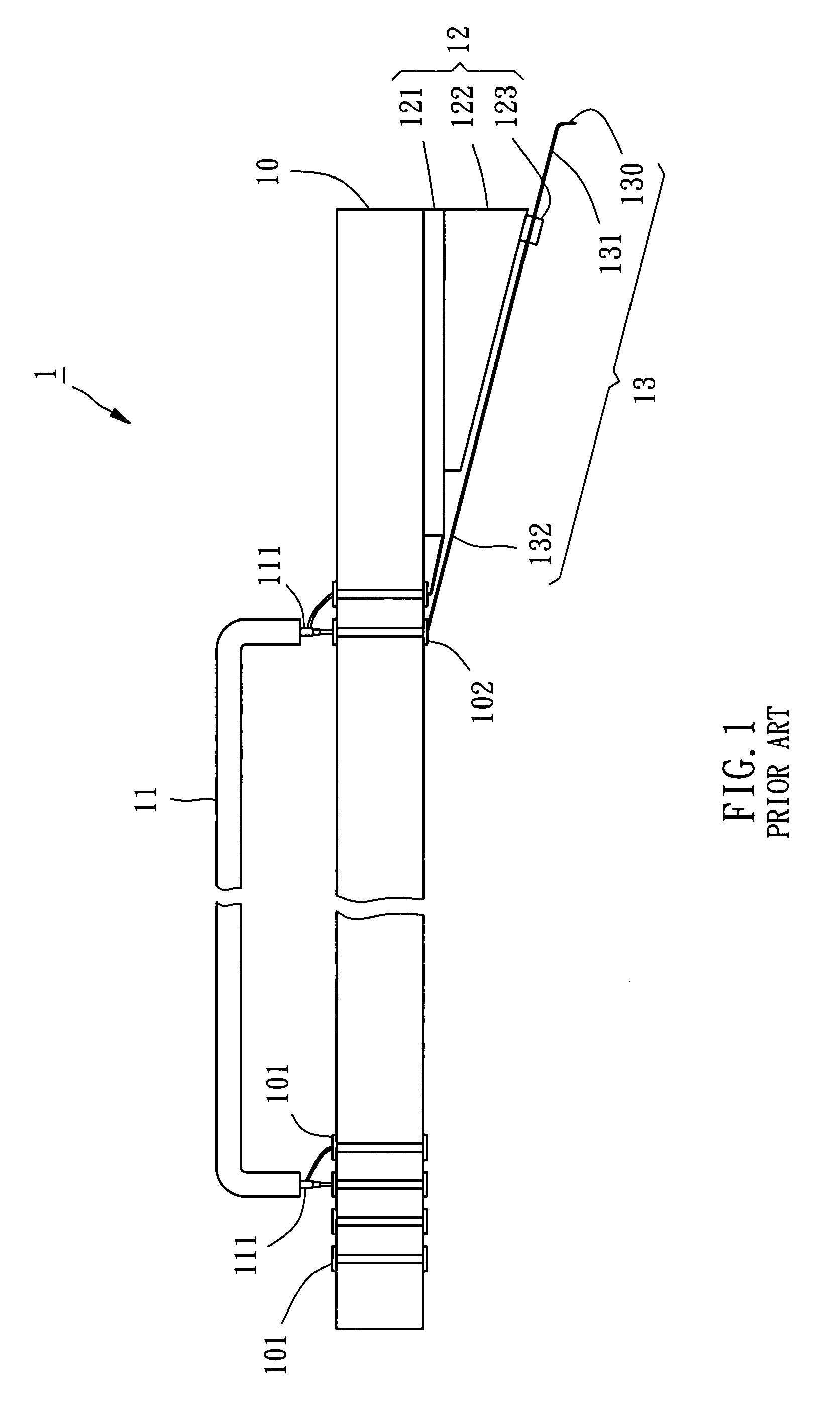 Cantilever-type probe card for high frequency application