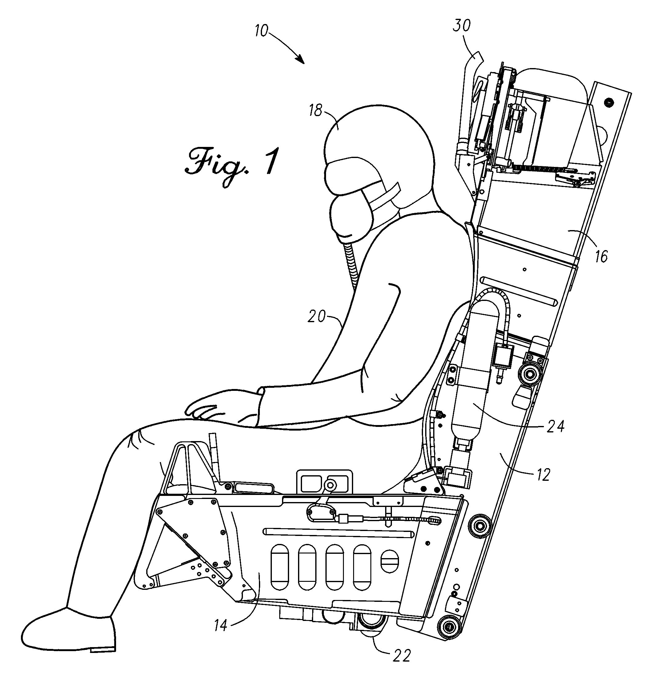 Aircraft ejection seat with moveable headrest