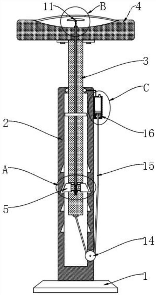 Portable supporting device for building construction