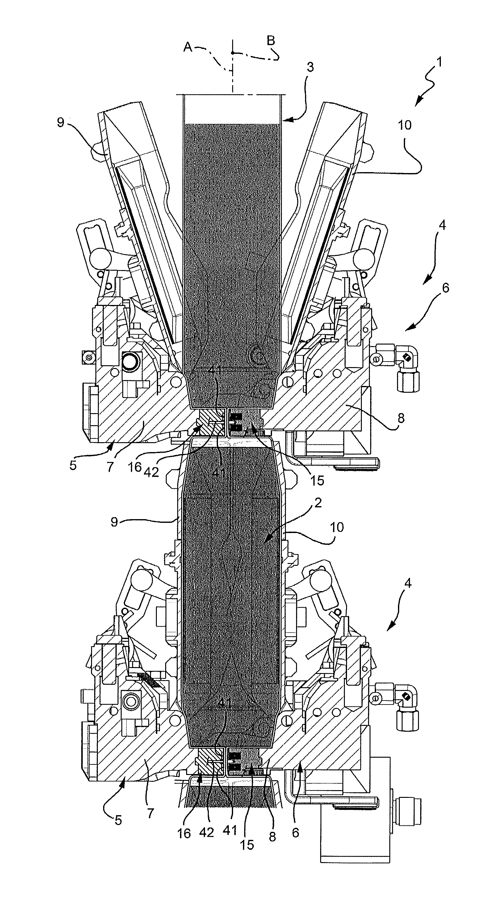 Folding unit for forming sealed packages of pourable food products