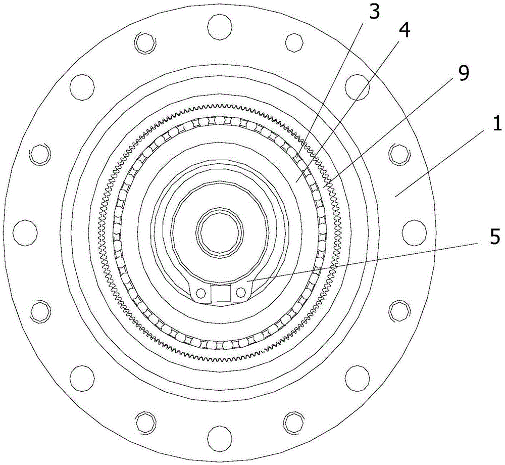 Novel harmonic reducer and input transmission structure thereof