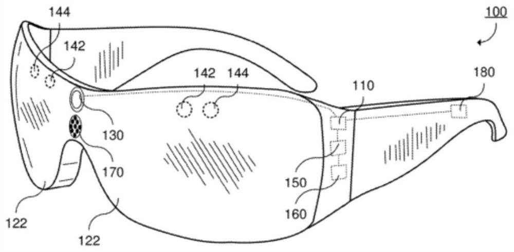 Image recognition method based on eye movement fixation point guidance, MR glasses and medium