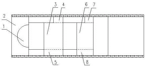 Tunnel milling and excavation in medium-hard strata and supporting mechanized construction method