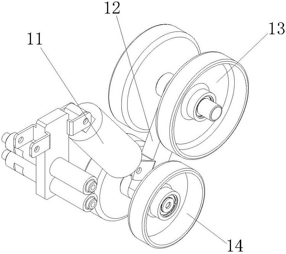 Crawler belt elastic mechanism