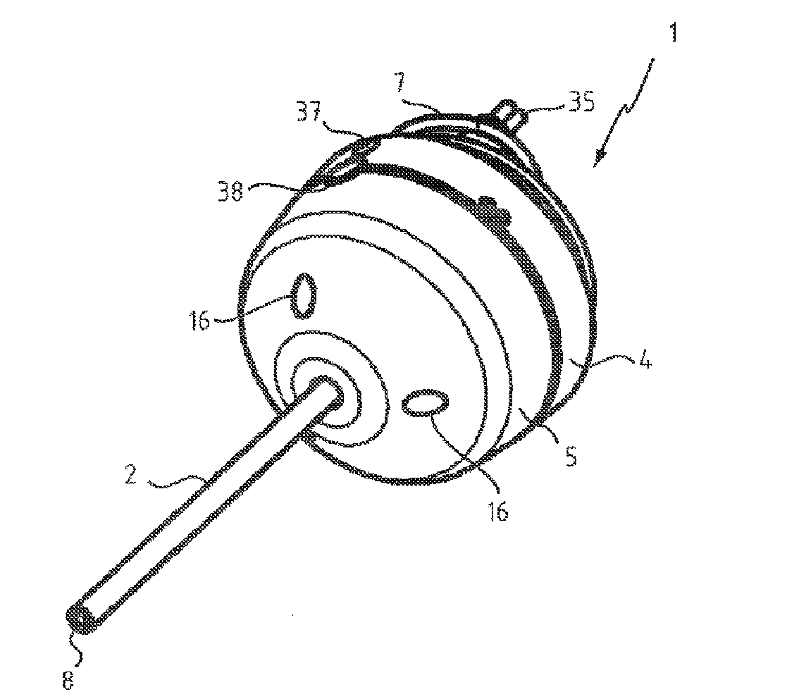 Optical sensor with collision protection for a measurement machine