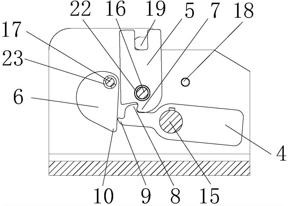 Gravity-based self-locking type mechanical lock