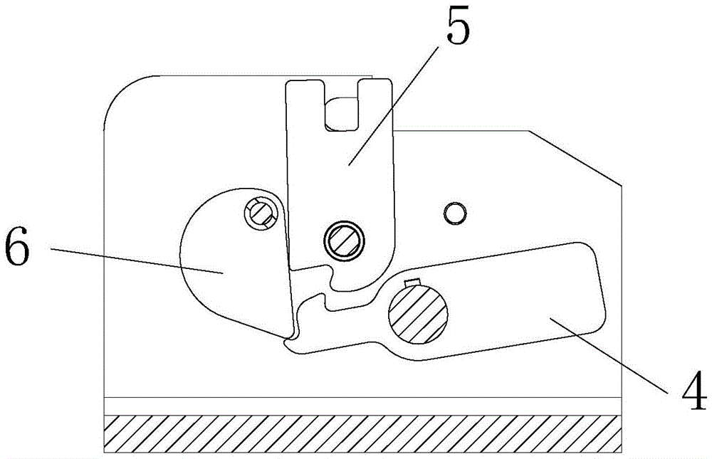 Gravity-based self-locking type mechanical lock