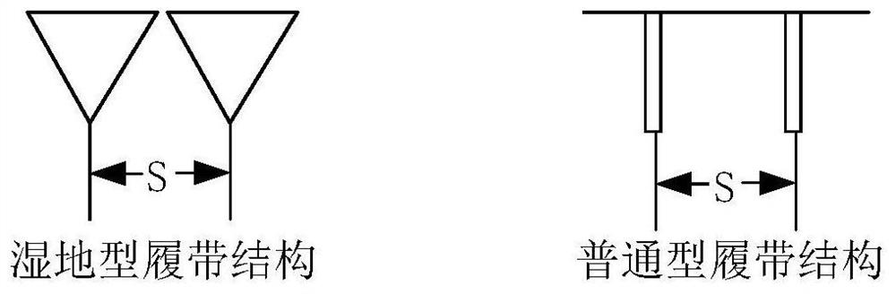 Tracked traveling vehicle control method, device and hydrostatically driven tracked traveling vehicle