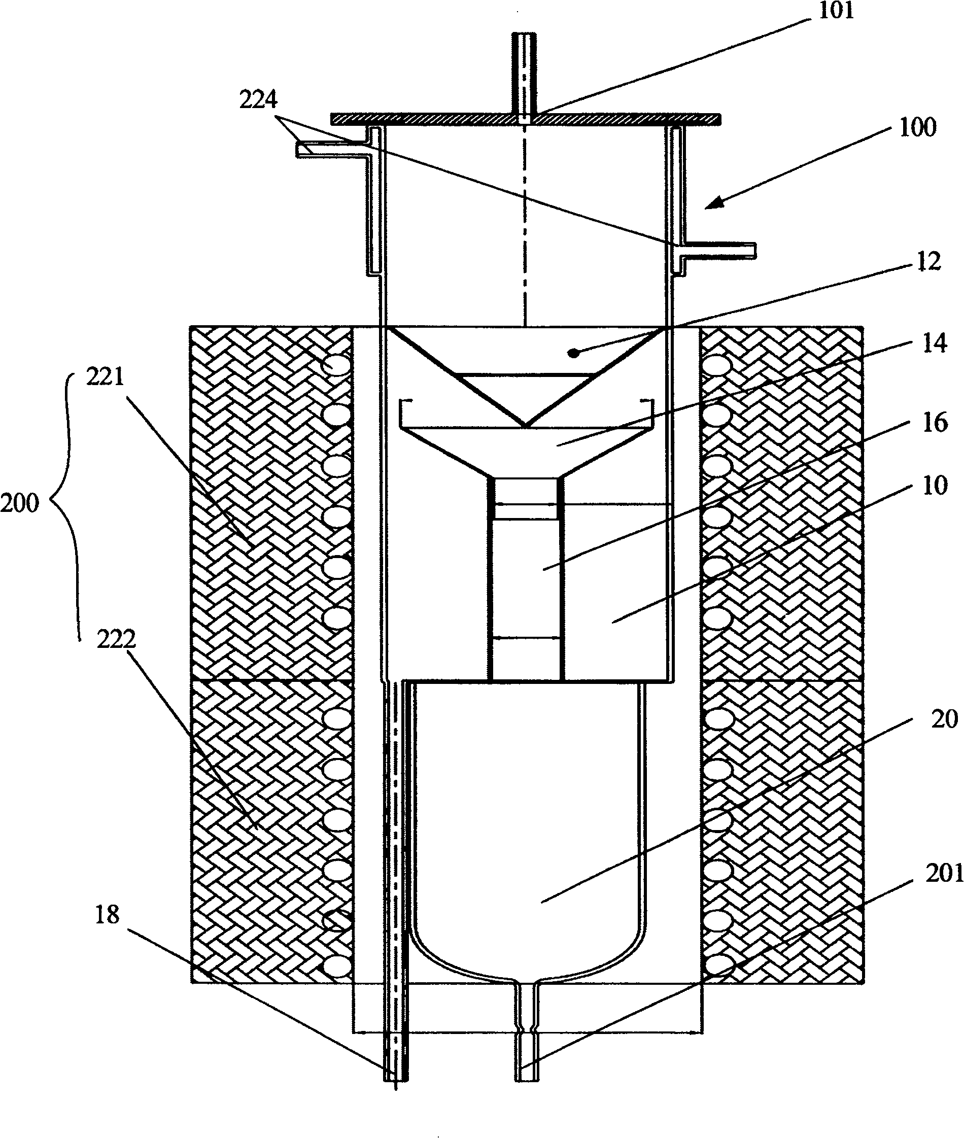 Producing device of high-purity selenium and producing process