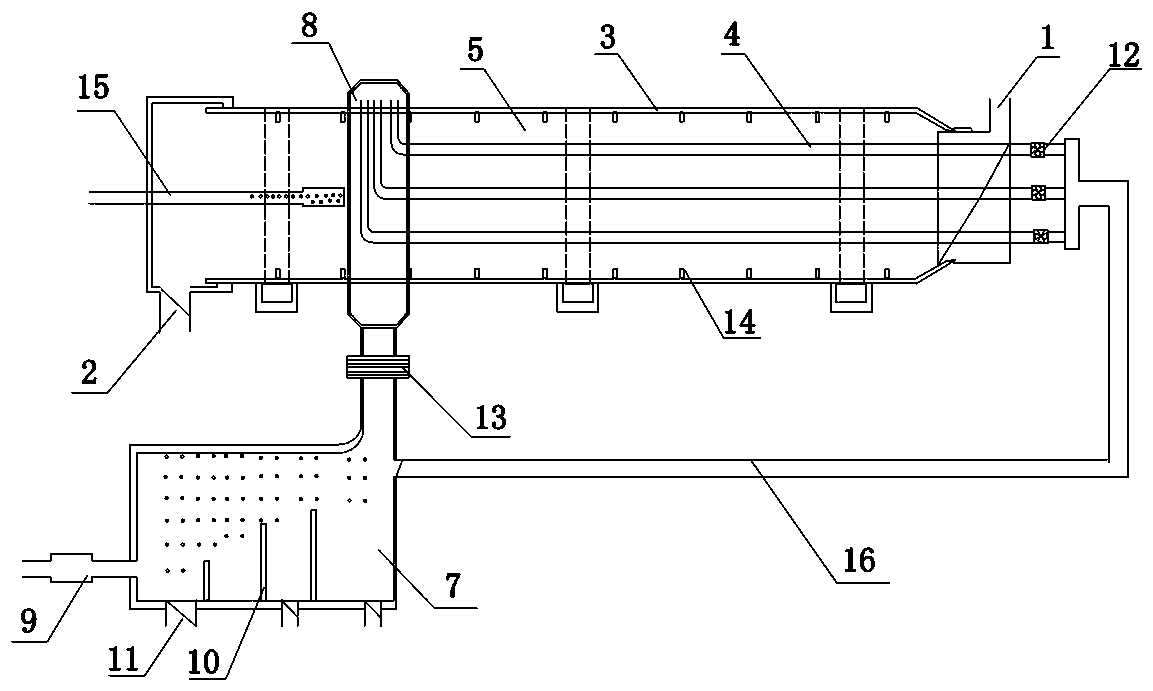 A low-quality coal pyrolysis device