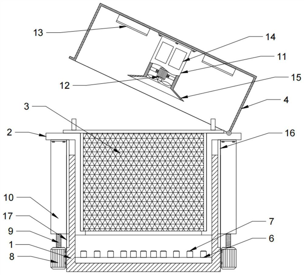 Cleaning device for electronic component manufacturing