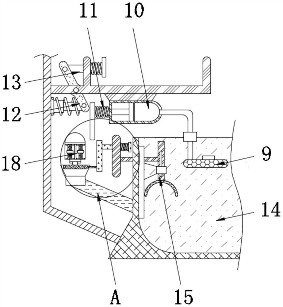 Carp breeding oxygenating device with automatic feeding function