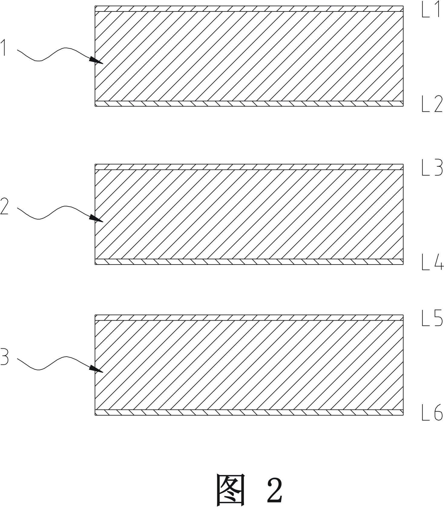 Production method of high-density laminated printed circuit board of high-frequency material