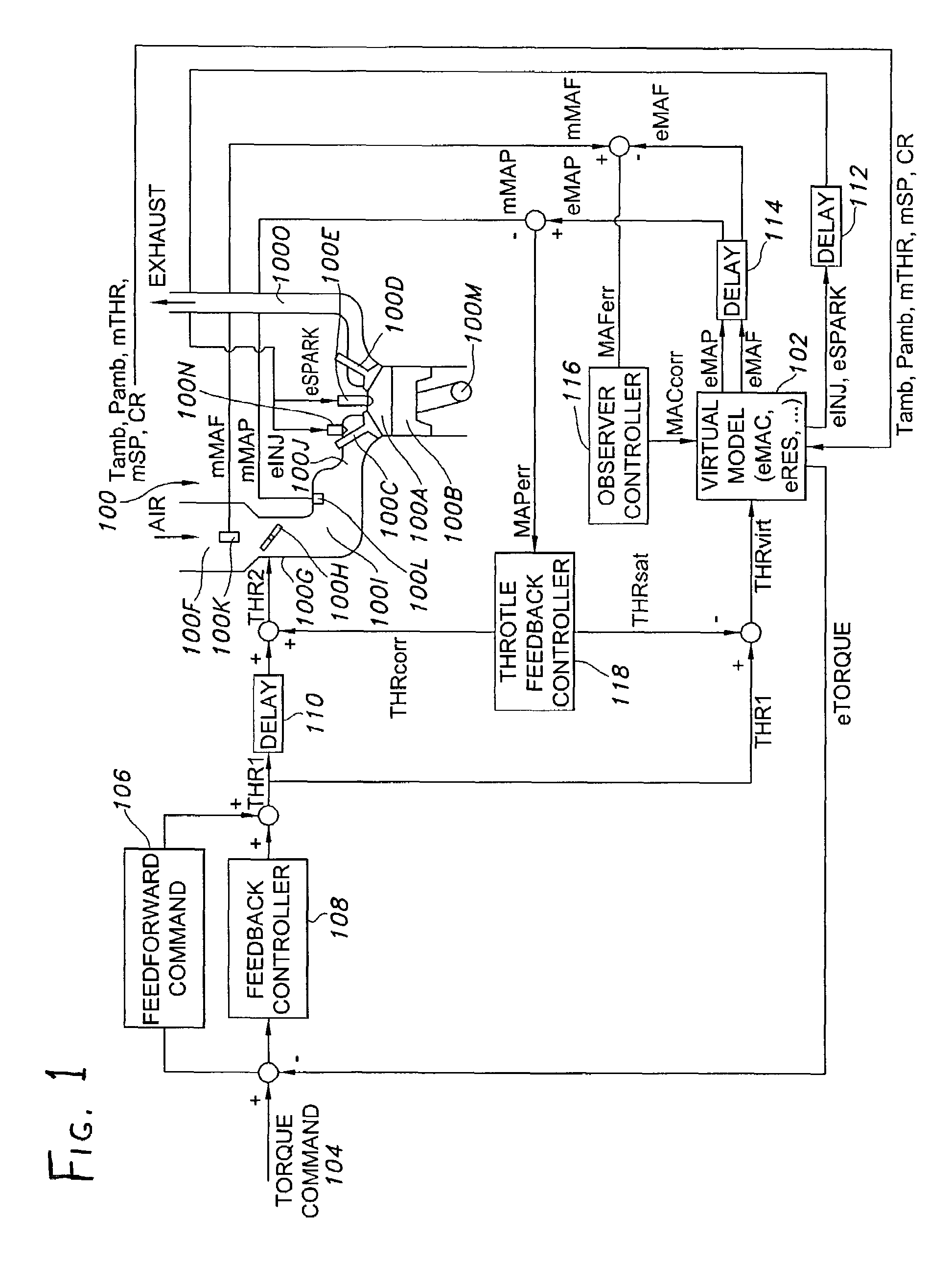 Internal combustion engine control system