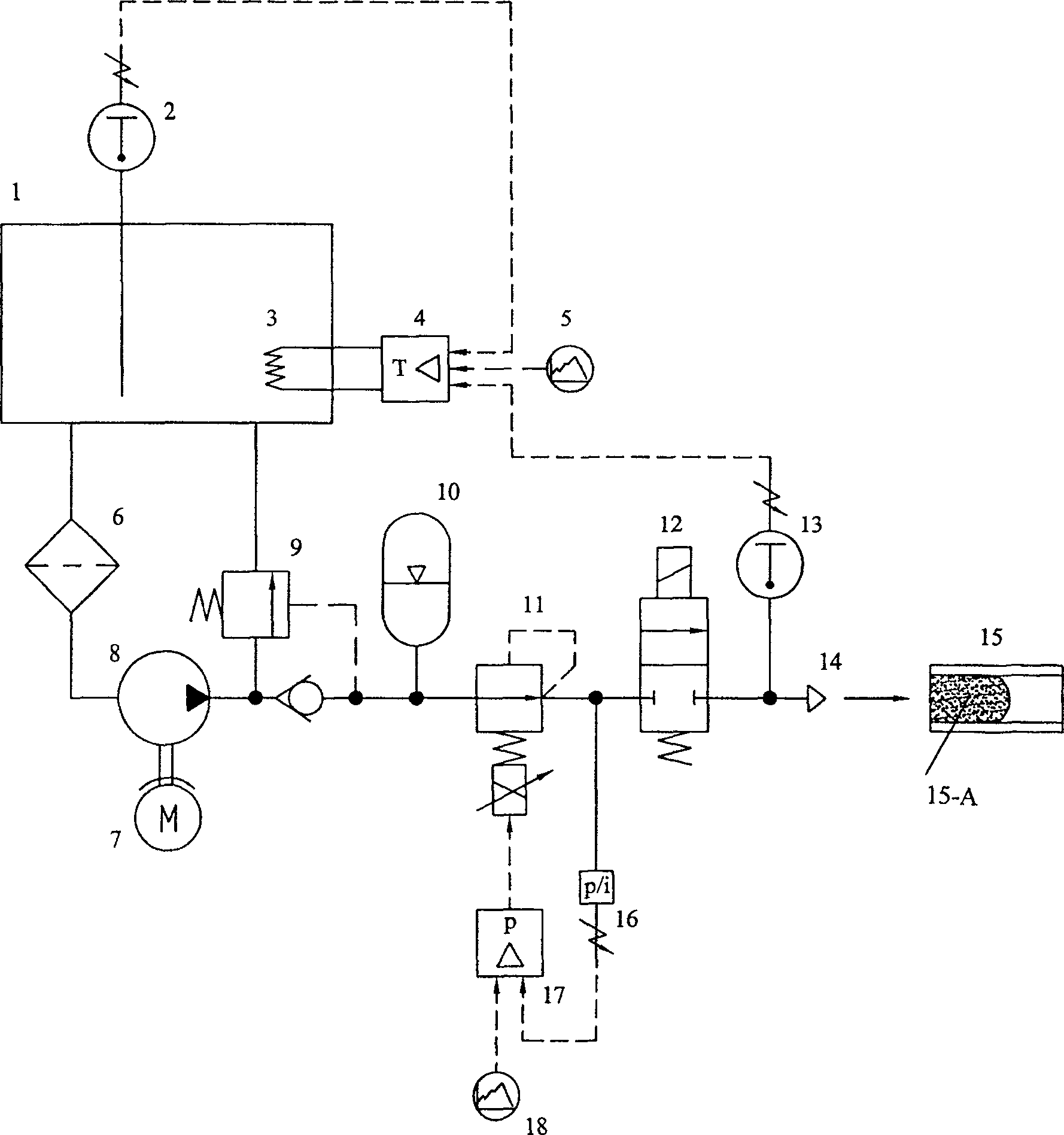 Water assistant moulding water-fluid pressure proportioning system