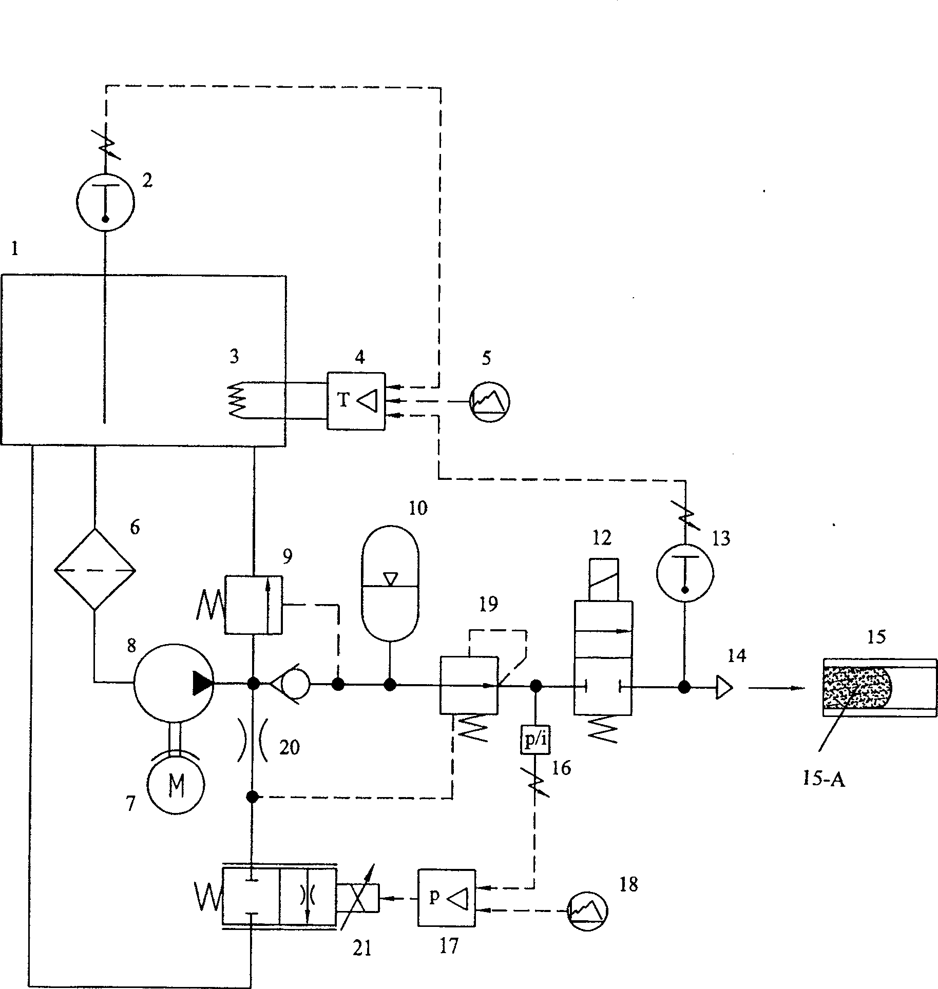 Water assistant moulding water-fluid pressure proportioning system