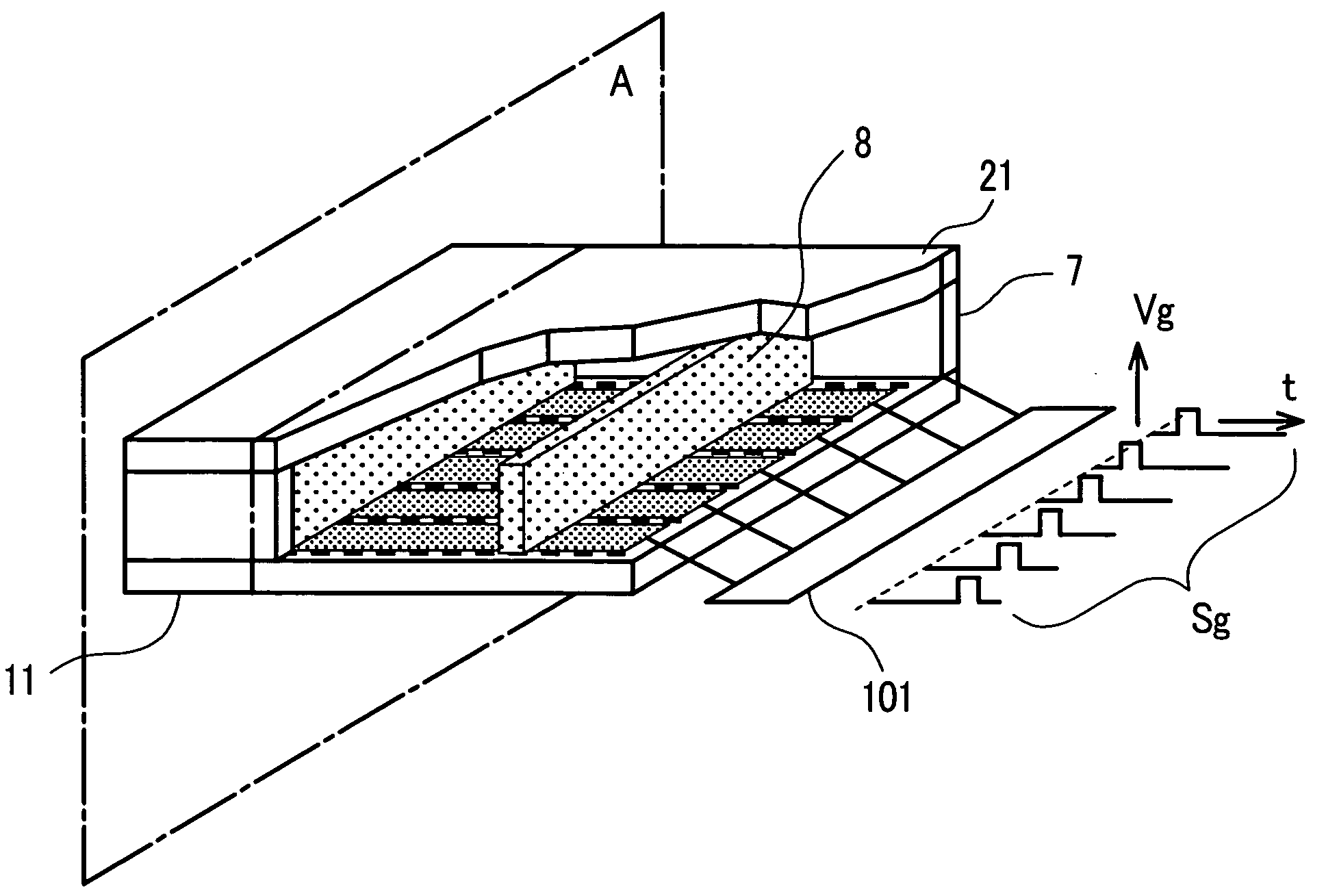 Flat panel backlight and liquid crystal display device using the same