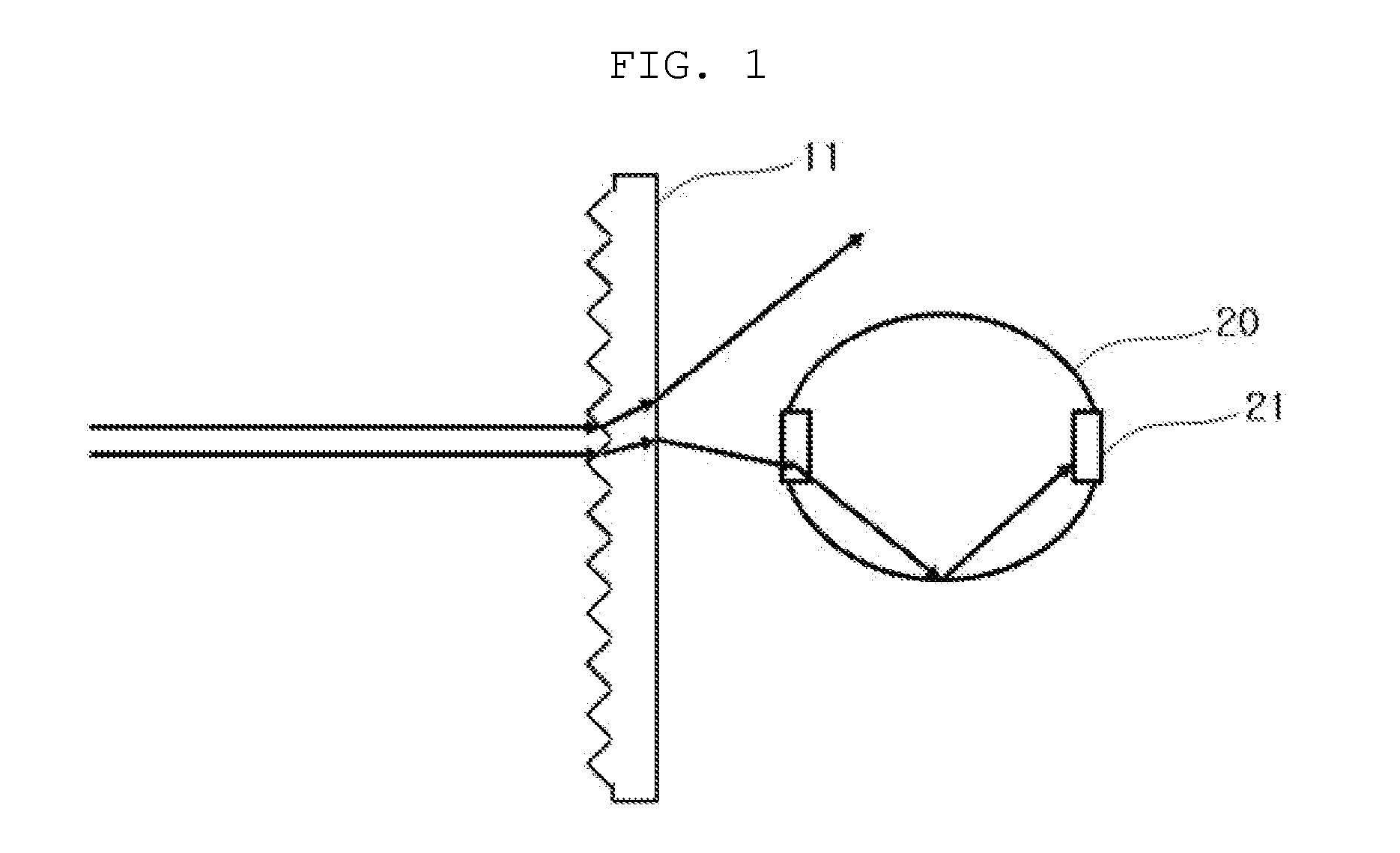 Apparatus for measuring transmissivity of patterned glass substrate