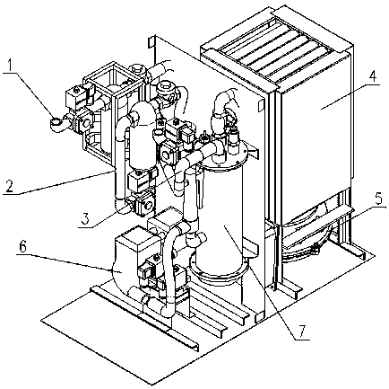 Novel plateau movable type steam generating device