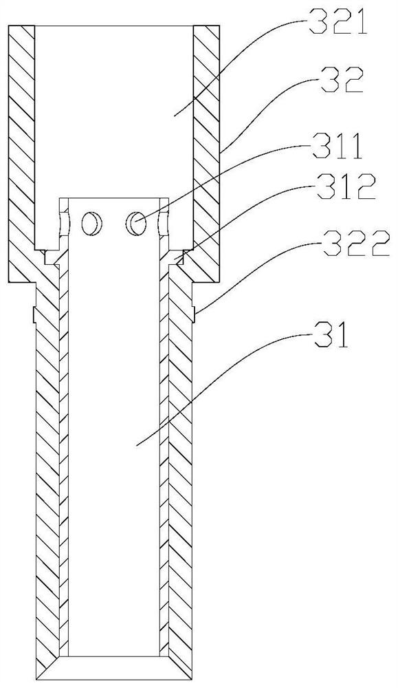 Cigarette holder and smoking set assembly applying same