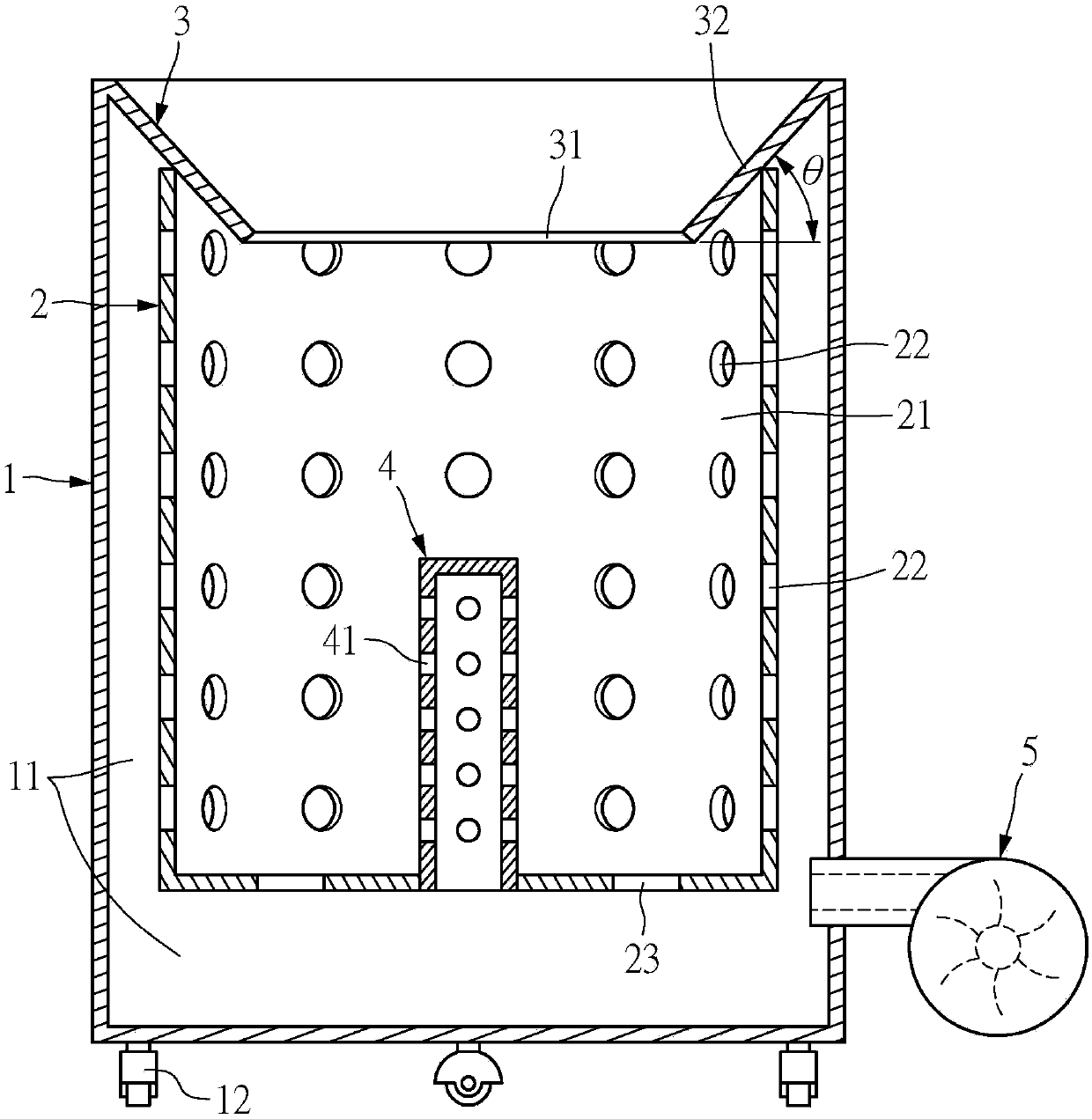 Movable combustion furnace structure