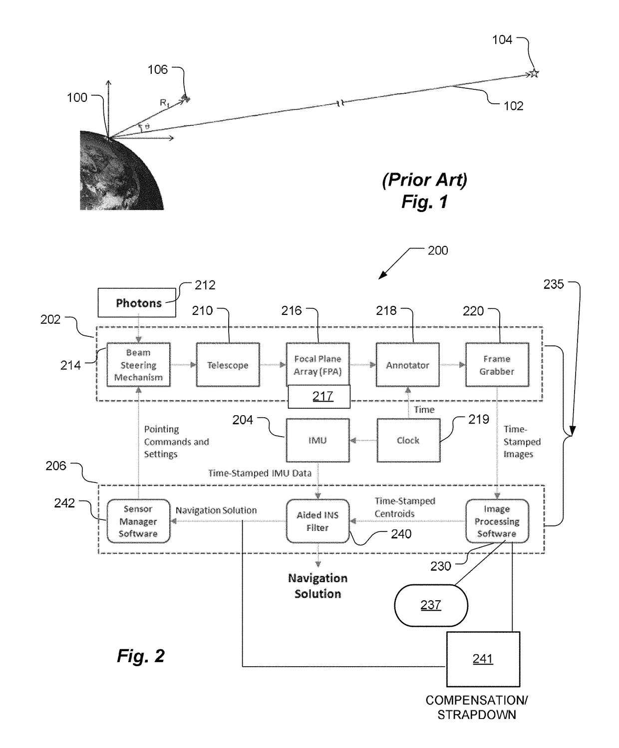 Methods and apparatus for navigational aiding using celestial object tracking