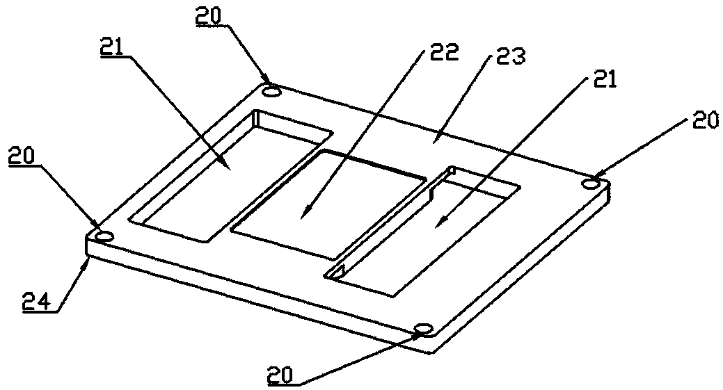Heat dissipation structure of large-target-surface image sensor