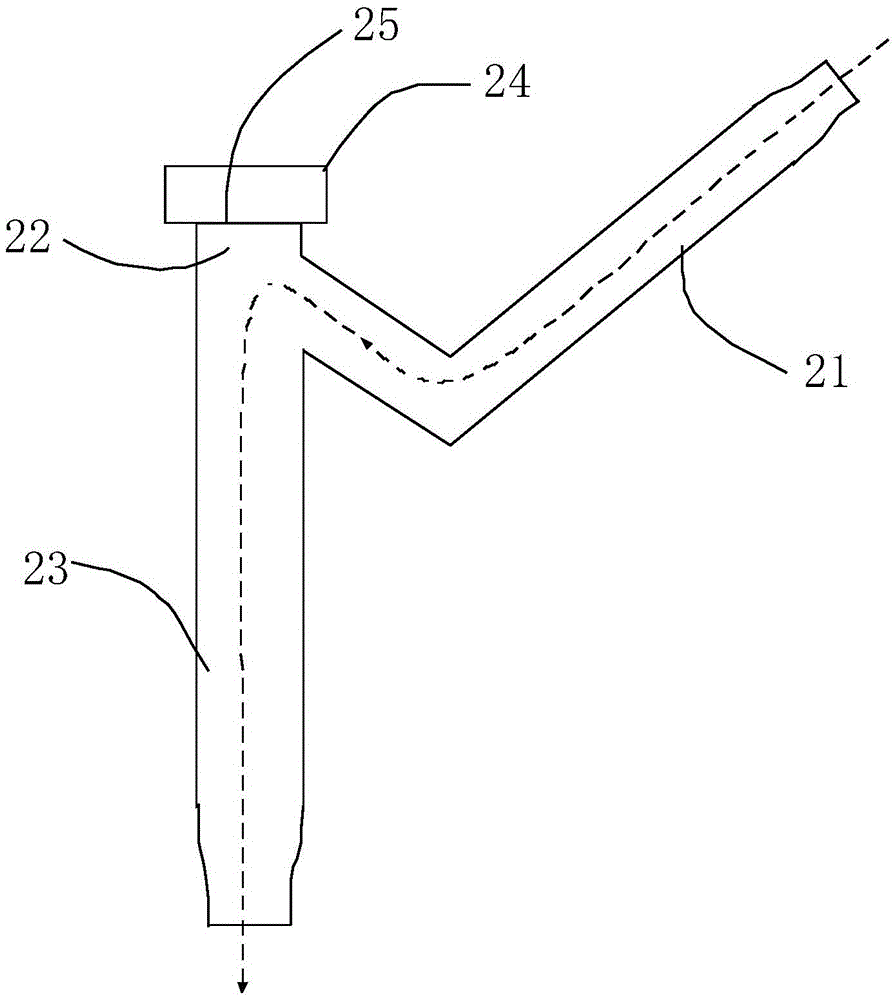 Bubble prevention three-way structure used for disposable infusion apparatus