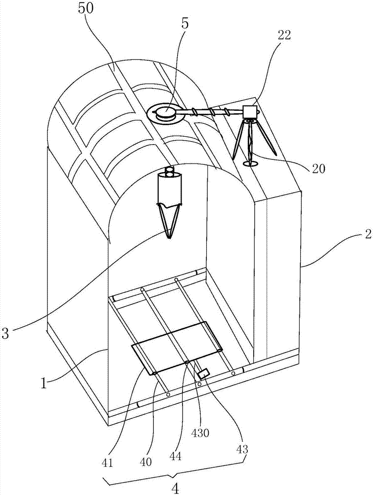 Simple tri-axial carving machine