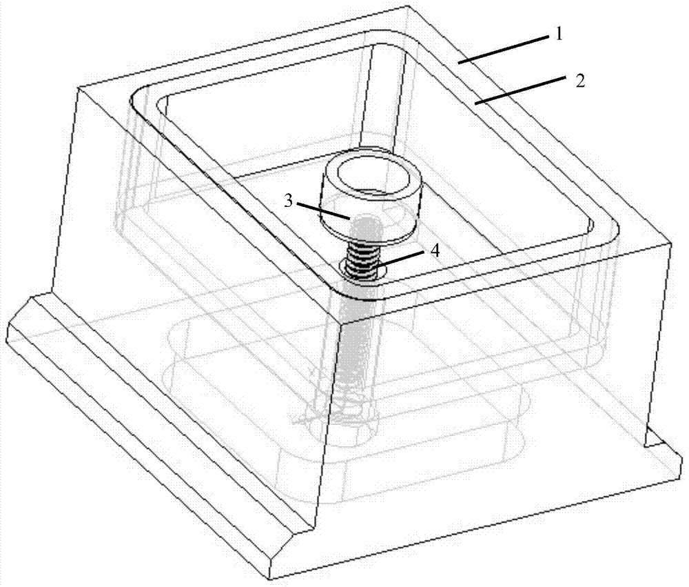 Ice nano-grade indentation sample bench and related experiment method