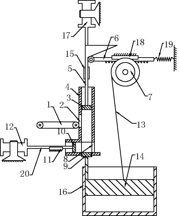 Extruding device for producing organic fertilizer